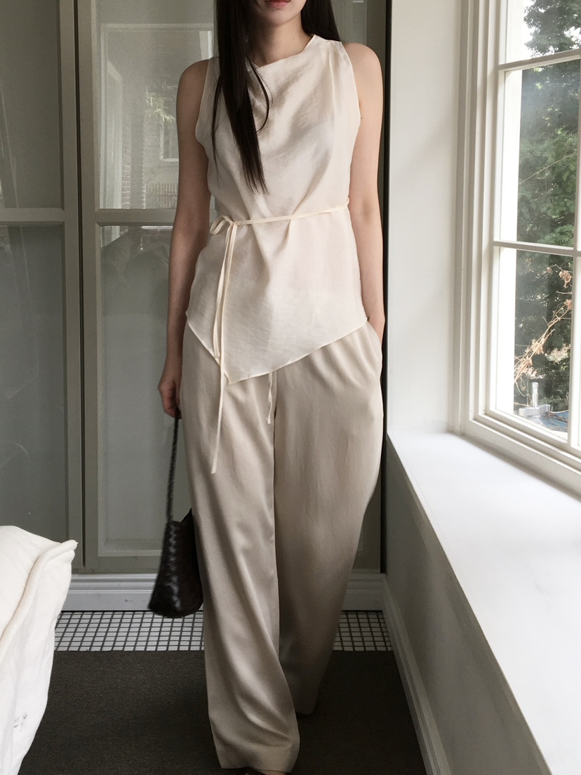 LEGACY韓國直郵女裝新款職業人氣熱賣吊帶背心含腰帶透明LEGACY吊帶/背心