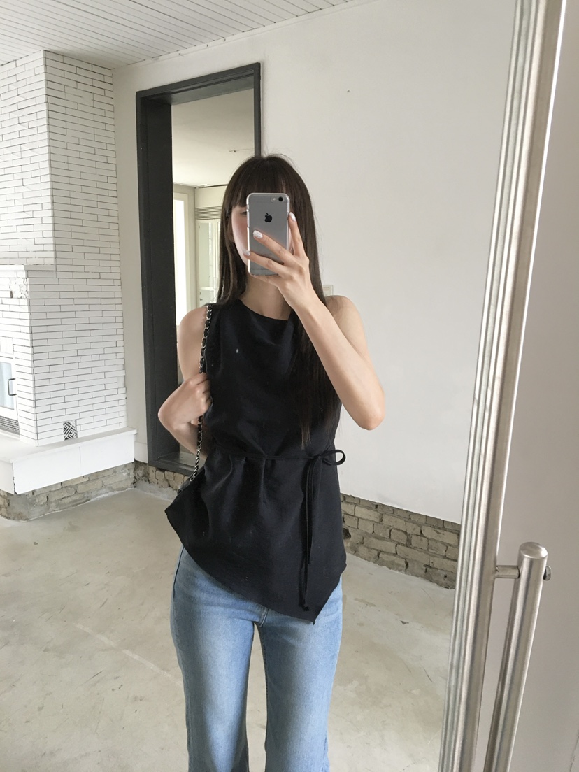 LEGACY韓國直郵女裝新款職業人氣熱賣吊帶背心含腰帶透明LEGACY吊帶/背心