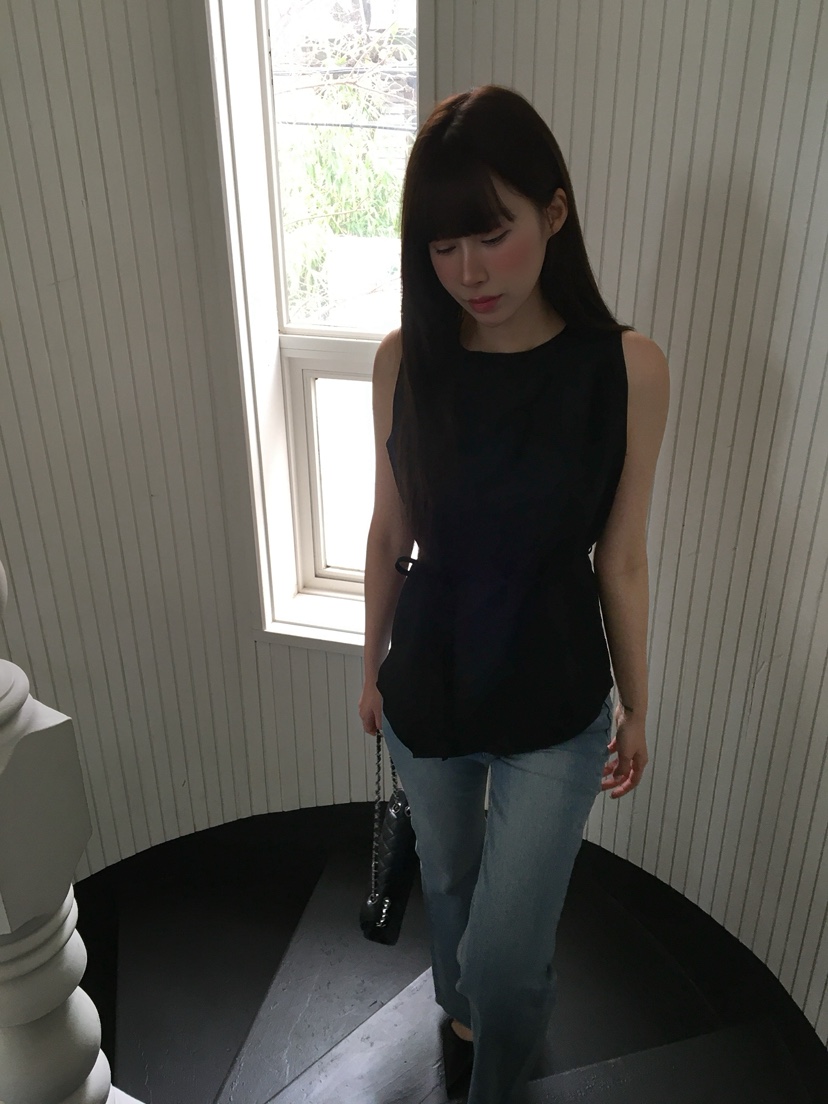 LEGACY韓國直郵女裝新款職業人氣熱賣吊帶背心含腰帶透明LEGACY吊帶/背心