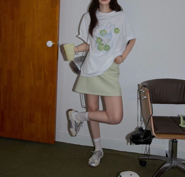 STAY HERE韓國東大門代購女士新款人氣熱賣休閑時尚26春夏T恤STAY HERET恤