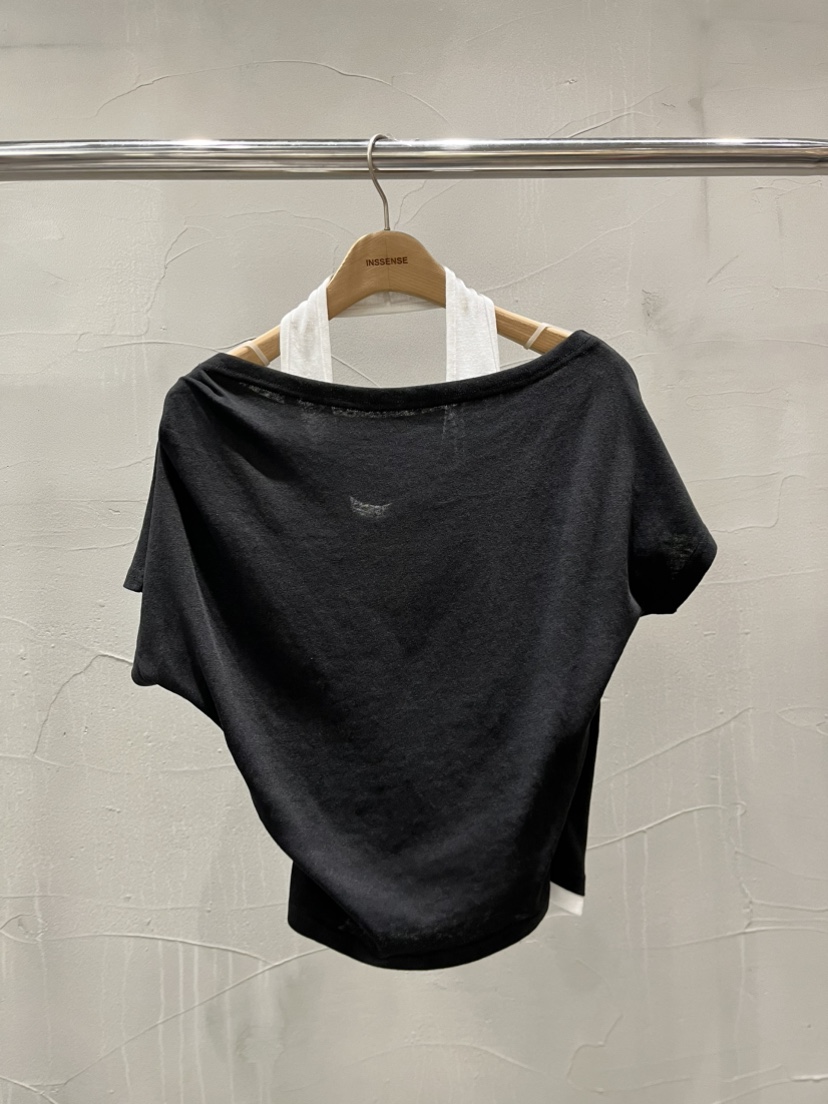 INSSENSE-A韓國代購女裝新品休閑熱賣職業時尚26春夏T恤INSSENSE-AT恤圖色2