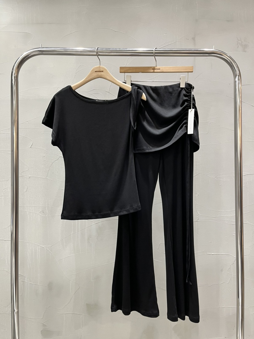 INSSENSE-A韓國直郵實拍女裝新品休閑26春夏推薦時尚裙褲INSSENSE-A裙褲