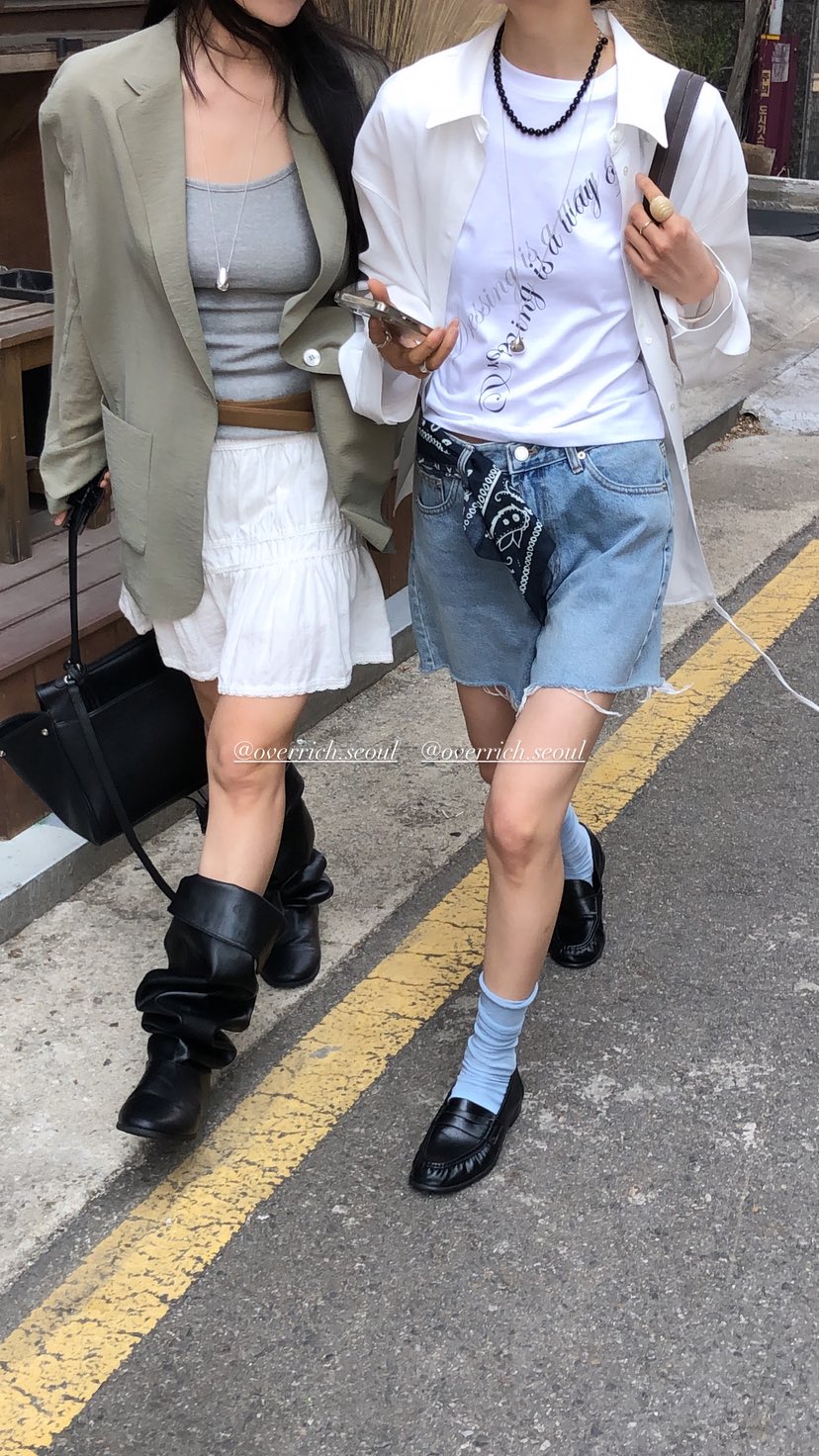 OVER RICH韓國東大門代購女裝新品26春夏職業半身裙中短裙OVER RICH半身裙/中短裙