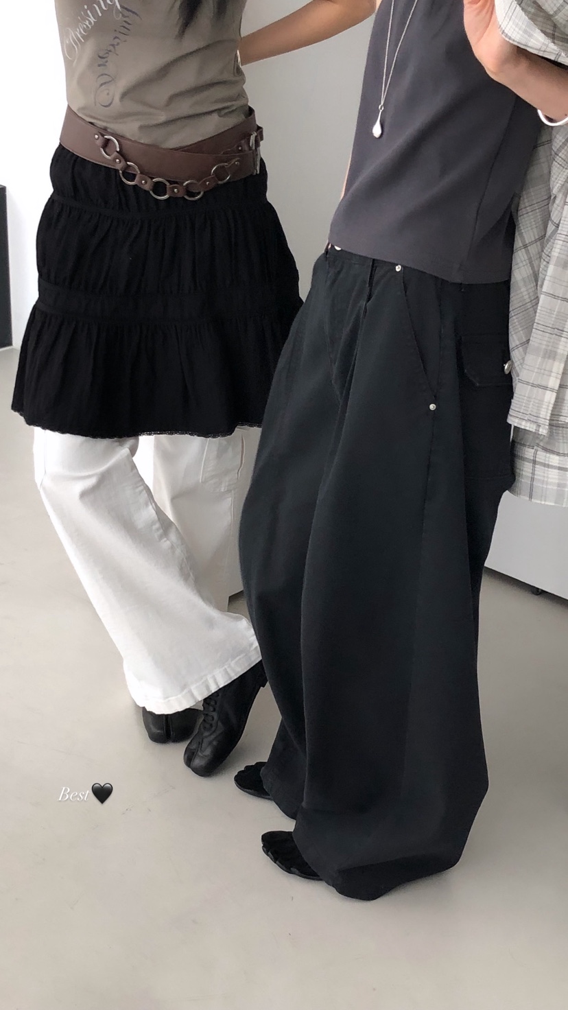 OVER RICH韓國東大門代購女裝新品26春夏職業半身裙中短裙OVER RICH半身裙/中短裙