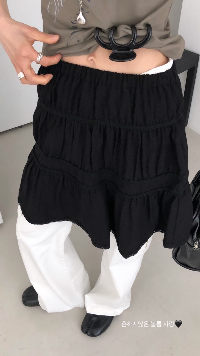 OVER RICH韓國東大門代購女裝新品26春夏職業半身裙中短裙OVER RICH半身裙/中短裙