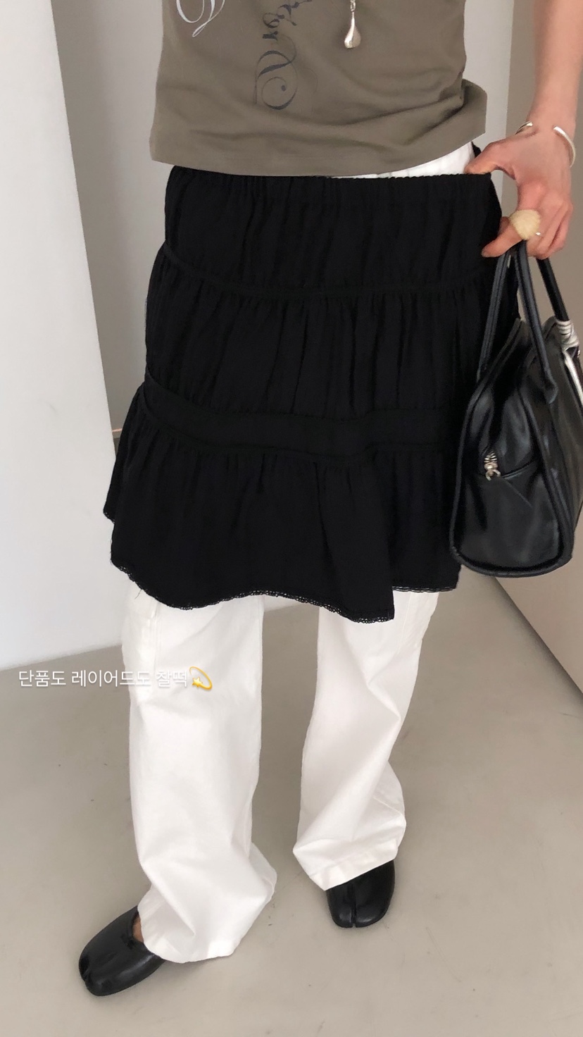 OVER RICH韓國東大門代購女裝新品26春夏職業半身裙中短裙OVER RICH半身裙/中短裙