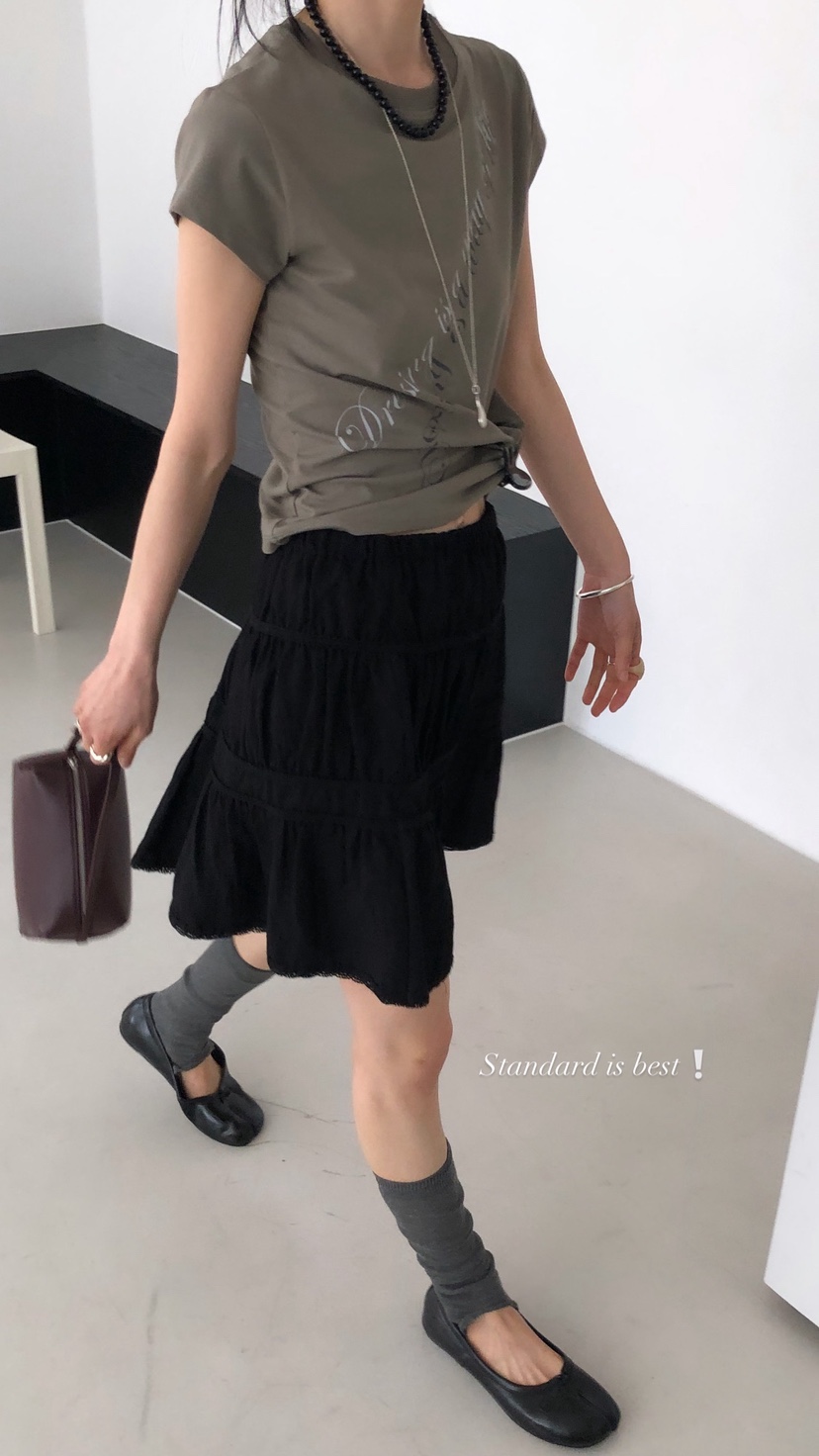 OVER RICH韓國東大門代購女裝新品26春夏職業半身裙中短裙OVER RICH半身裙/中短裙