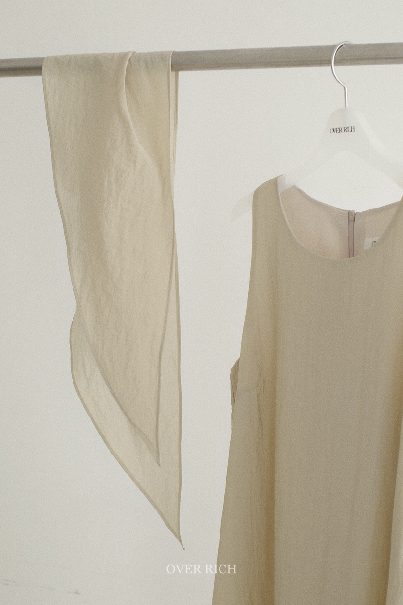 OVER RICH韓國代購女士新款熱賣休閑連衣裙不含絲巾圍巾OVER RICH連衣裙