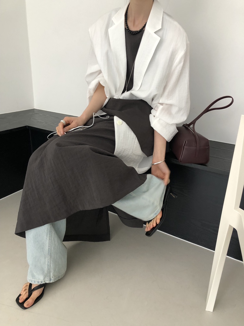 OVER RICH韓國代購女士新款熱賣休閑連衣裙不含絲巾圍巾OVER RICH連衣裙