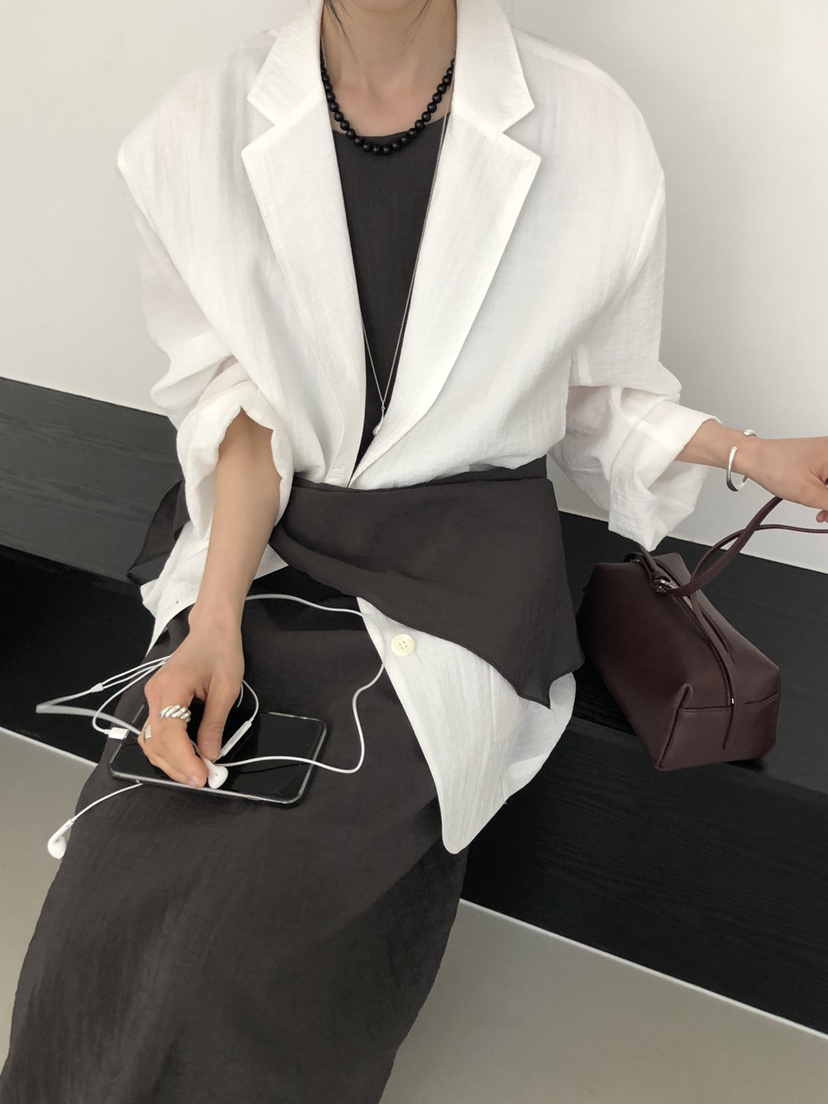 OVER RICH韓國代購女士新款熱賣休閑連衣裙不含絲巾圍巾OVER RICH連衣裙