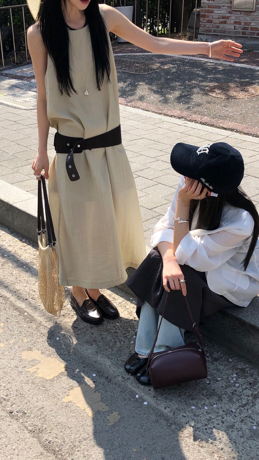 OVER RICH韓國代購女士新款熱賣休閑連衣裙不含絲巾圍巾OVER RICH連衣裙