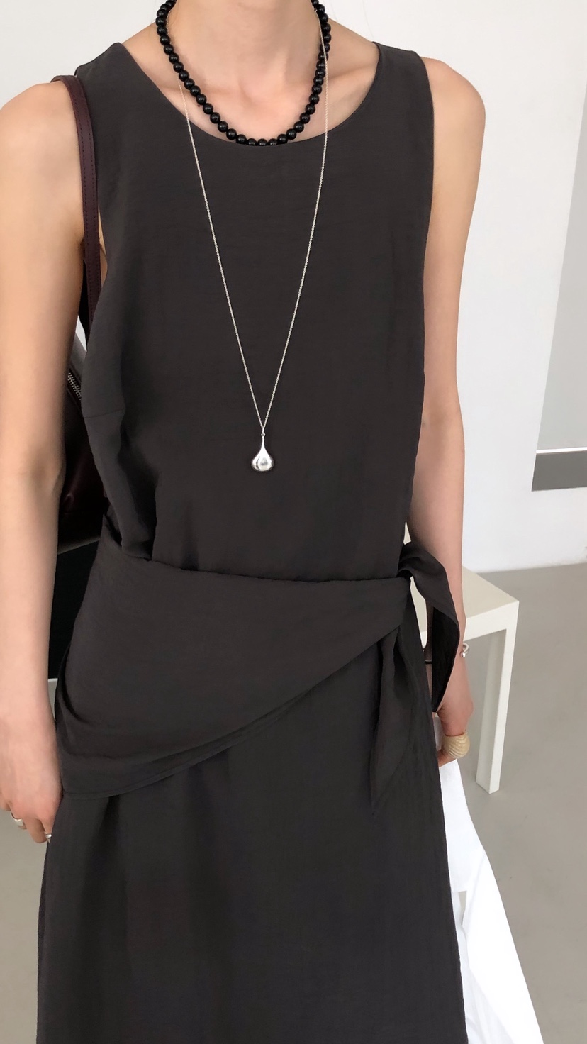 OVER RICH韓國代購女士新款熱賣休閑連衣裙不含絲巾圍巾OVER RICH連衣裙