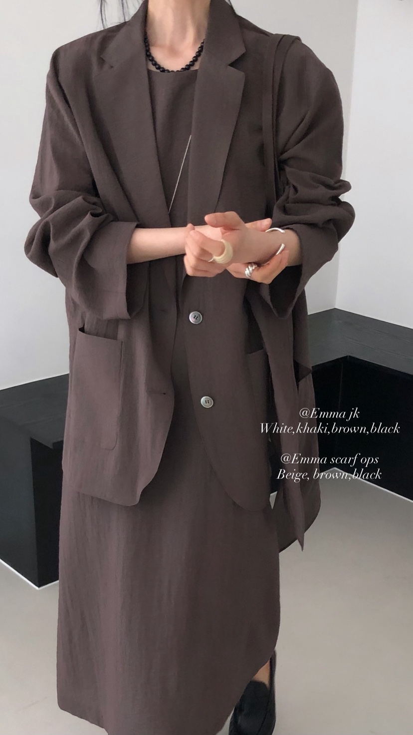 OVER RICH韓國直郵實拍女裝新款職業26春夏推薦休閑夾克OVER RICH夾克