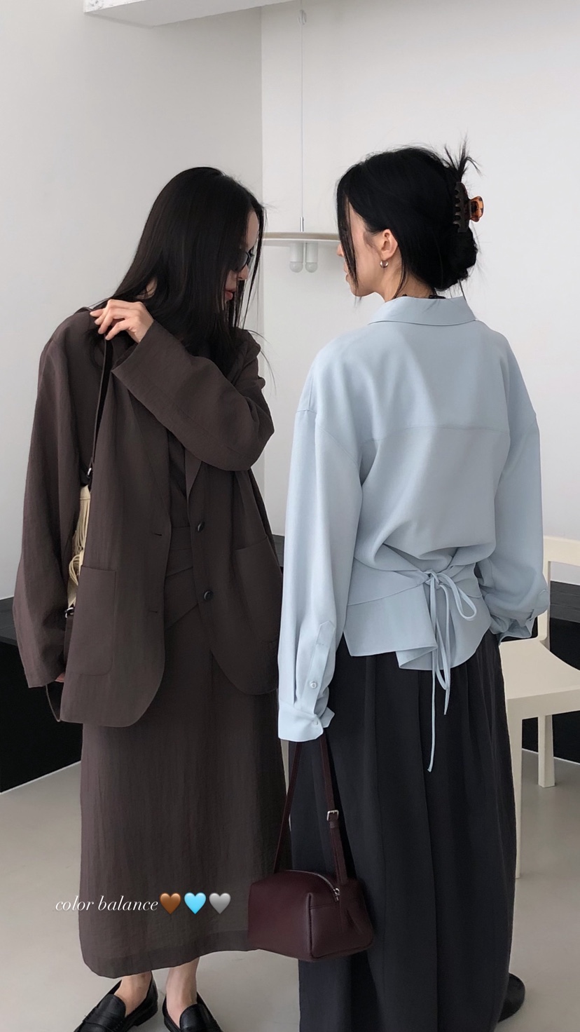 OVER RICH韓國直郵實拍女裝新款職業26春夏推薦休閑夾克OVER RICH夾克