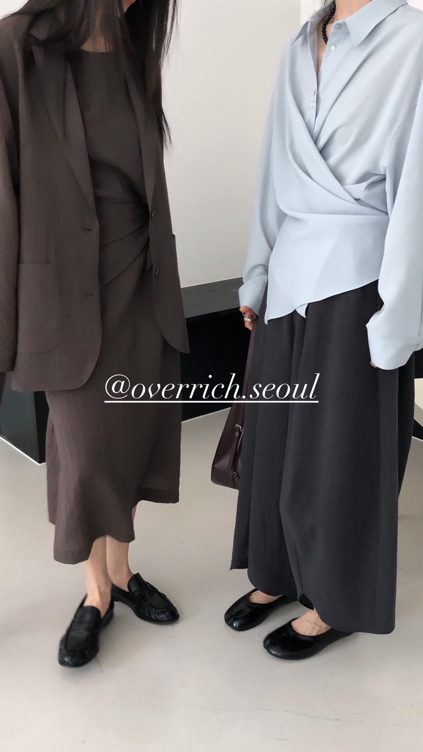 OVER RICH韓國直郵實拍女裝新款職業26春夏推薦休閑夾克OVER RICH夾克