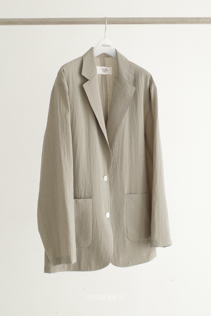 OVER RICH韓國直郵實拍女裝新款職業26春夏推薦休閑夾克OVER RICH夾克圖色1