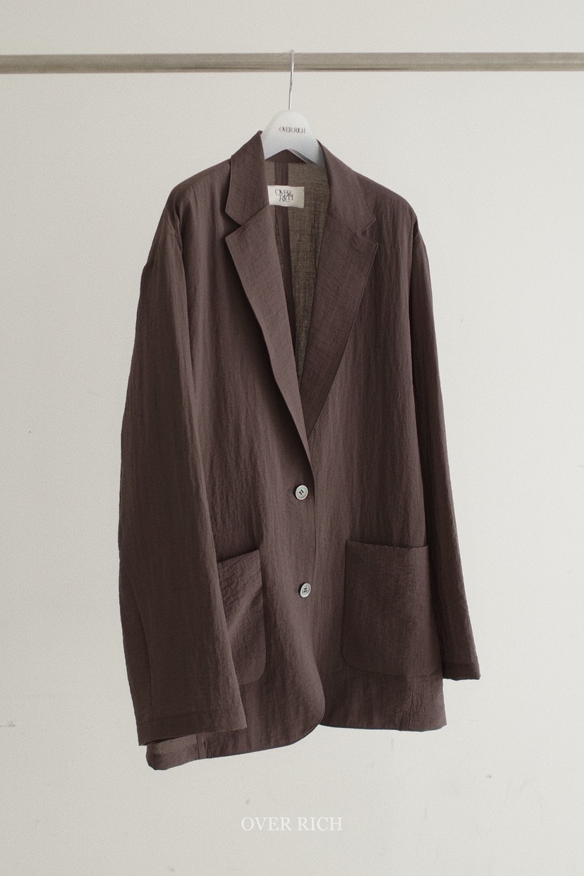 OVER RICH韓國直郵實拍女裝新款職業26春夏推薦休閑夾克OVER RICH夾克圖色3