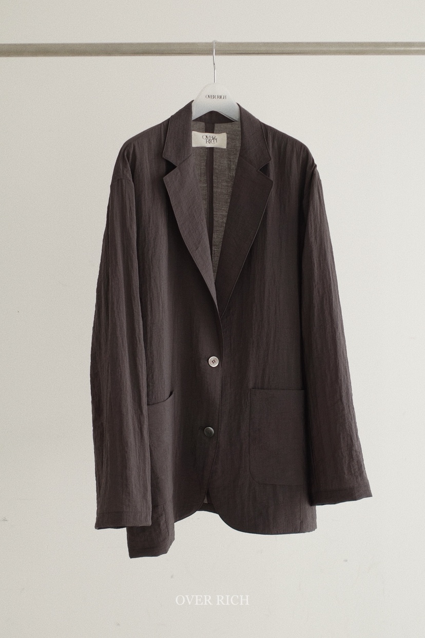 OVER RICH韓國直郵實拍女裝新款職業26春夏推薦休閑夾克OVER RICH夾克圖色4