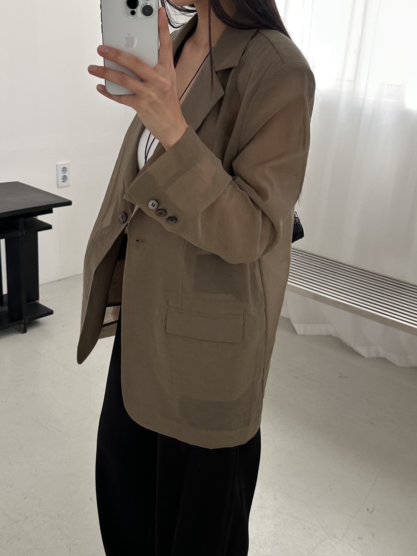 LE VASE韓國代購女士新款26春夏時尚職業熱賣推薦休閑夾克LE VASE夾克