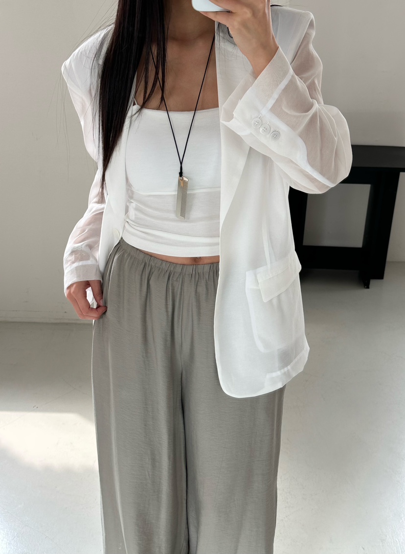 LE VASE韓國代購女士新款26春夏時尚職業熱賣推薦休閑夾克LE VASE夾克