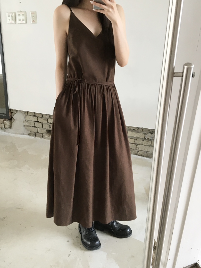 LEGACY韓國直郵女士新品推薦職業休閑人氣時尚26春夏連衣裙V領LEGACY連衣裙