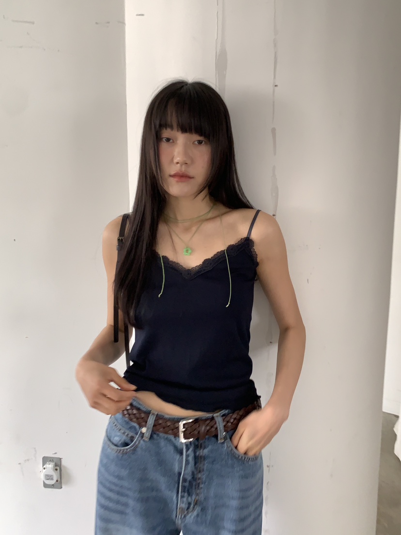 BAKING POWDER韓國直郵實拍女士新款休閑推薦熱賣吊帶背心BAKING POWDER吊帶/背心