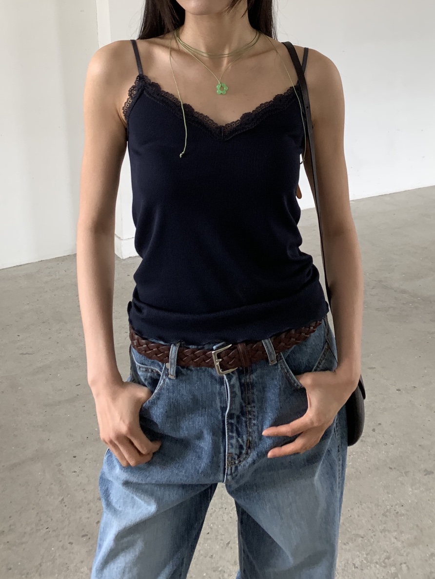 BAKING POWDER韓國直郵實拍女士新款休閑推薦熱賣吊帶背心BAKING POWDER吊帶/背心