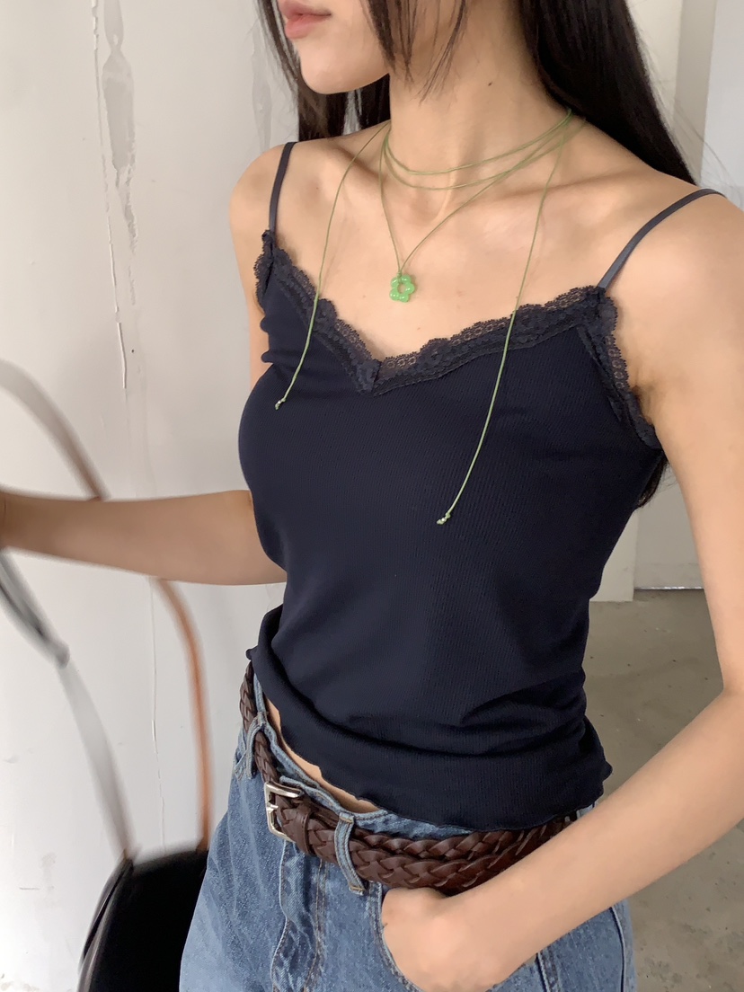 BAKING POWDER韓國直郵實拍女士新款休閑推薦熱賣吊帶背心BAKING POWDER吊帶/背心