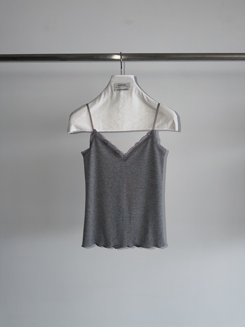 BAKING POWDER韓國直郵實拍女士新款休閑推薦熱賣吊帶背心BAKING POWDER吊帶/背心圖色2