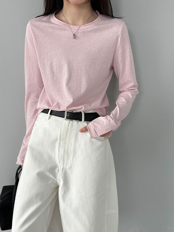 STAY HERE韓國東大門代購女士新品休閑推薦時尚職業T恤紐扣STAY HERET恤圖色2