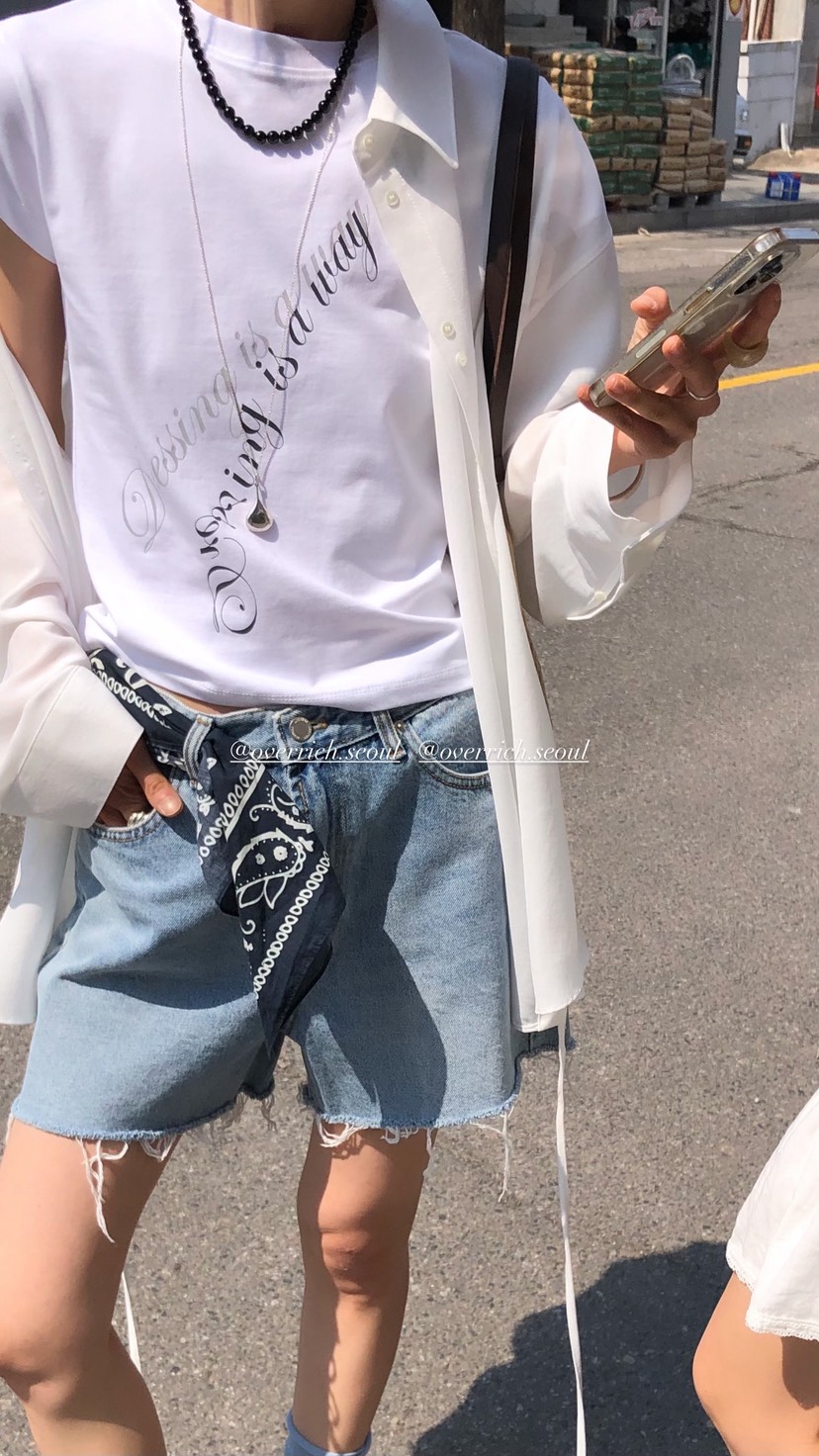 OVER RICH韓國直郵實拍女士新品熱賣人氣推薦26春夏休閑T恤OVER RICHT恤