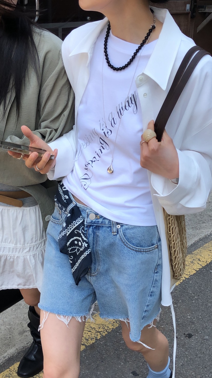 OVER RICH韓國直郵實拍女士新品熱賣人氣推薦26春夏休閑T恤OVER RICHT恤