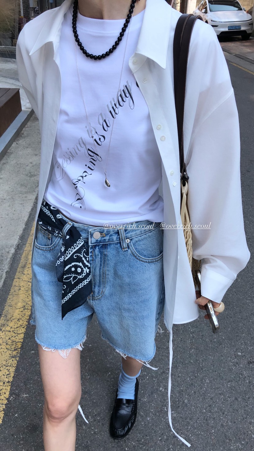 OVER RICH韓國直郵實拍女士新品熱賣人氣推薦26春夏休閑T恤OVER RICHT恤