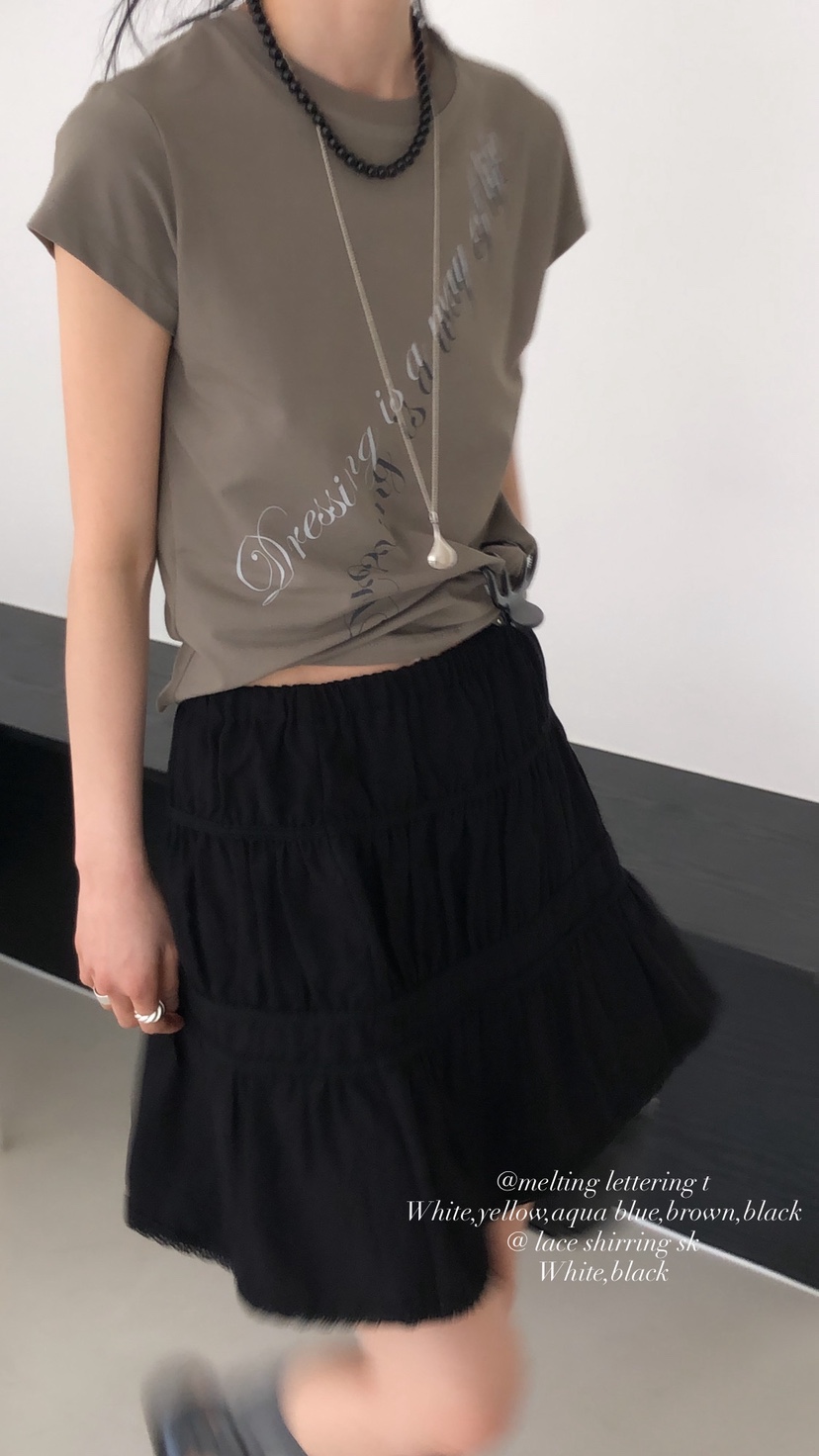 OVER RICH韓國直郵實拍女士新品熱賣人氣推薦26春夏休閑T恤OVER RICHT恤