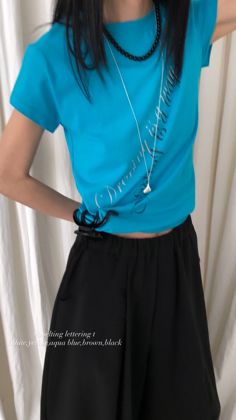 OVER RICH韓國直郵實拍女士新品熱賣人氣推薦26春夏休閑T恤OVER RICHT恤