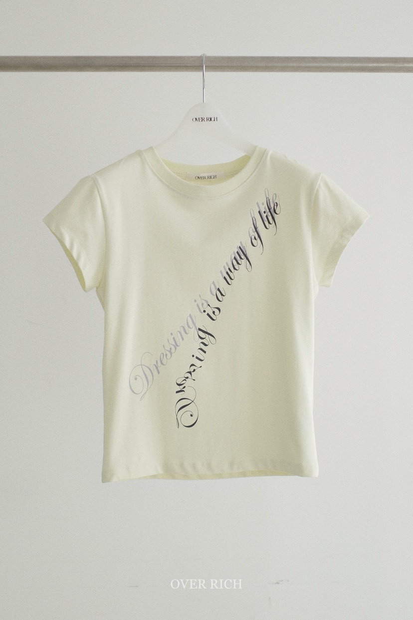 OVER RICH韓國直郵實拍女士新品熱賣人氣推薦26春夏休閑T恤OVER RICHT恤圖色2