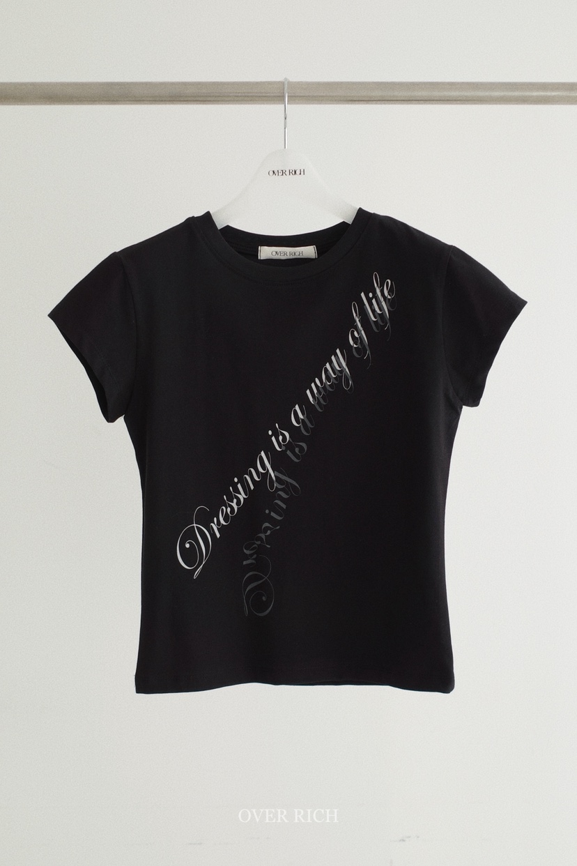 OVER RICH韓國直郵實拍女士新品熱賣人氣推薦26春夏休閑T恤OVER RICHT恤圖色5