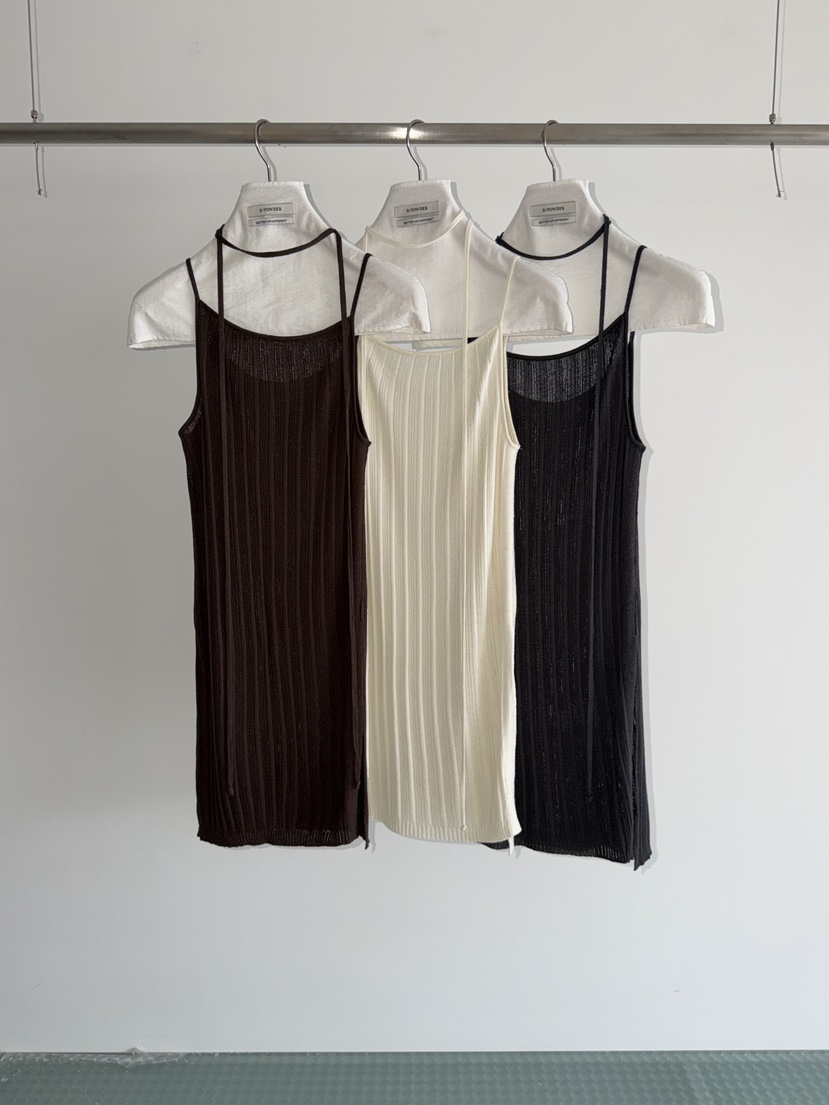 BAKING POWDER韓國東大門直郵女裝新款推薦連衣裙含脖帶BAKING POWDER連衣裙