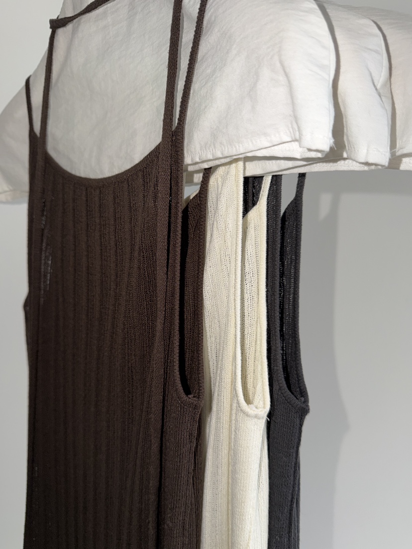 BAKING POWDER韓國東大門直郵女裝新款推薦連衣裙含脖帶BAKING POWDER連衣裙