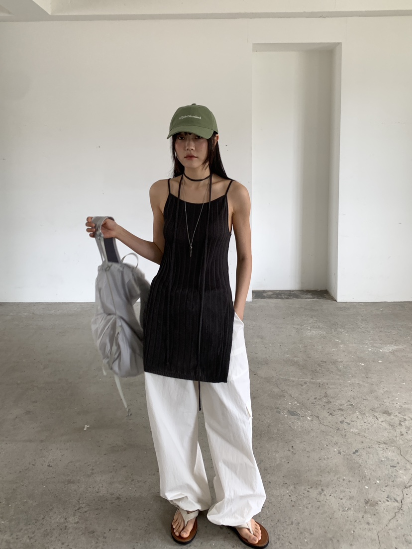 BAKING POWDER韓國東大門直郵女裝新款推薦連衣裙含脖帶BAKING POWDER連衣裙