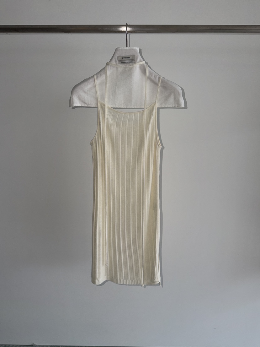 BAKING POWDER韓國東大門直郵女裝新款推薦連衣裙含脖帶BAKING POWDER連衣裙圖色1