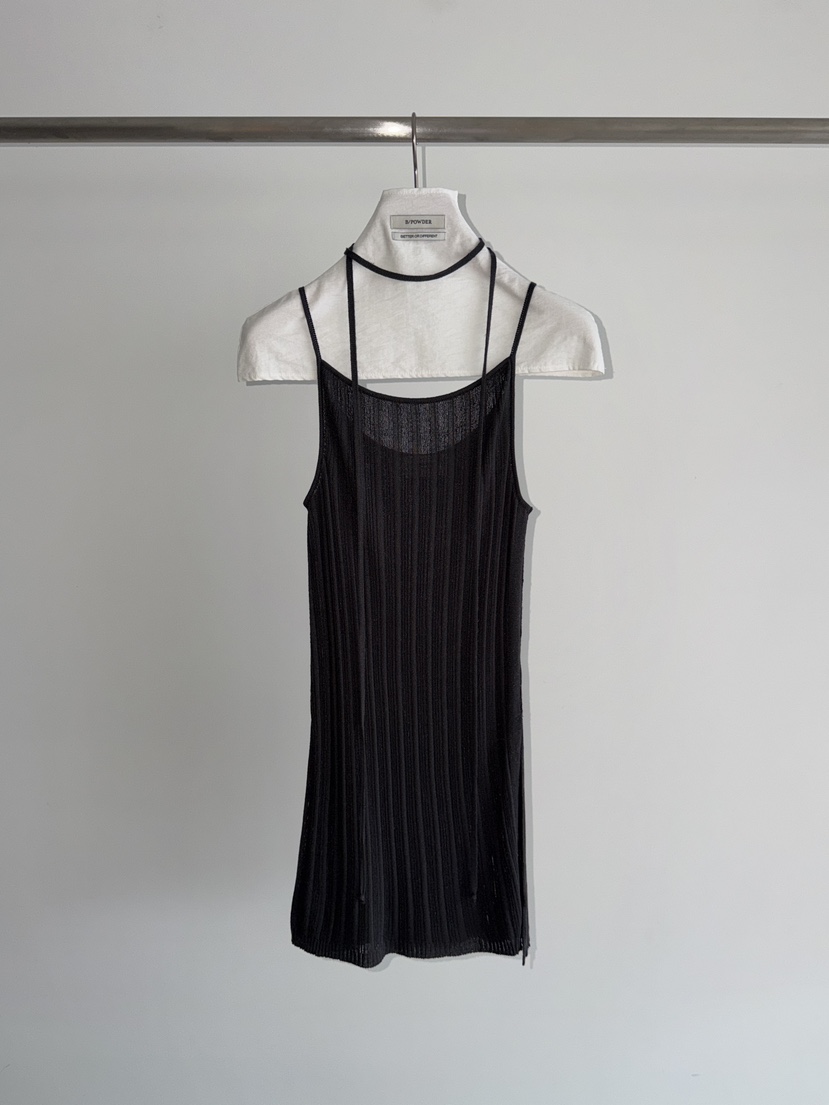 BAKING POWDER韓國東大門直郵女裝新款推薦連衣裙含脖帶BAKING POWDER連衣裙圖色3