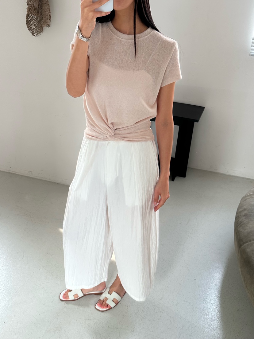 LE VASE韓國東大門代購女裝新款熱賣26春夏人氣休閑職業T恤LE VASET恤