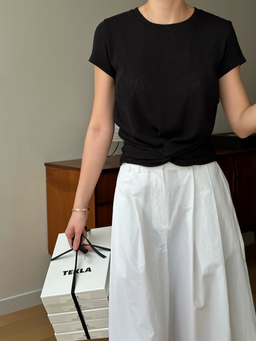 LE VASE韓國東大門代購女裝新款熱賣26春夏人氣休閑職業T恤LE VASET恤