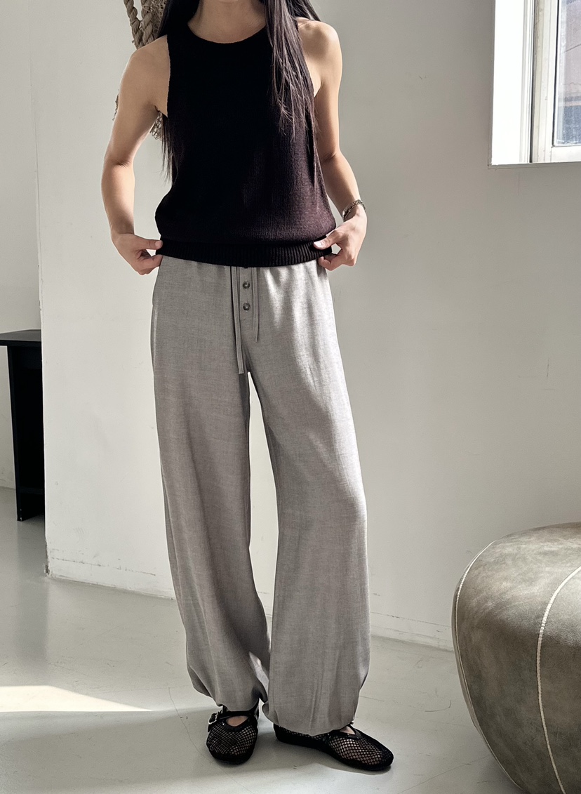 LE VASE韓國東大門代購女裝新品人氣熱賣職業休閑休閑褲LE VASE休閑褲