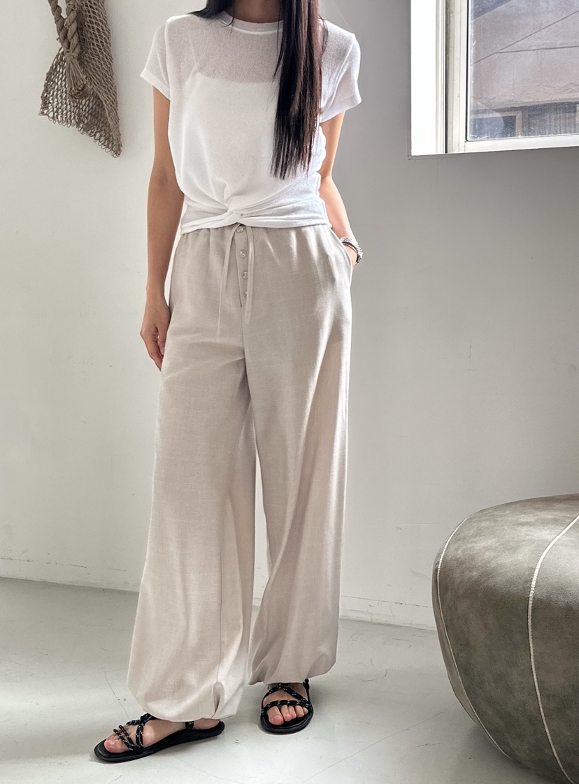 LE VASE韓國東大門代購女裝新品人氣熱賣職業休閑休閑褲LE VASE休閑褲