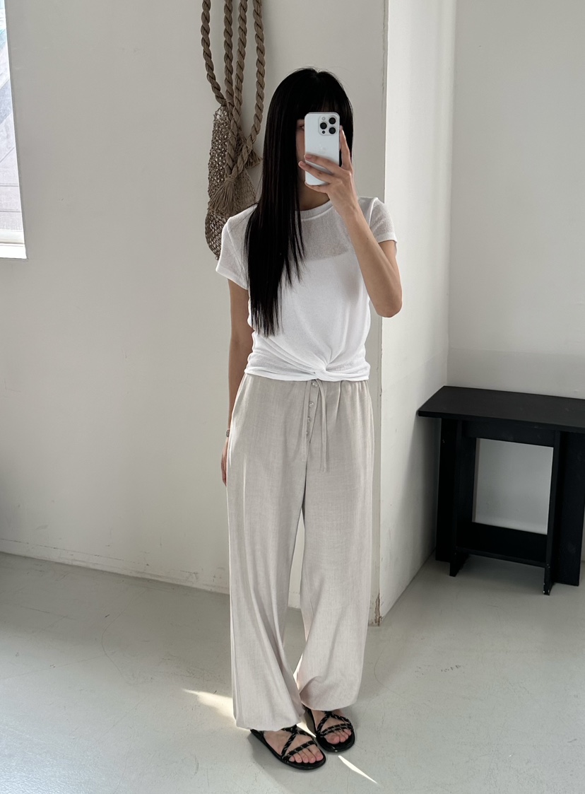 LE VASE韓國東大門代購女裝新品人氣熱賣職業休閑休閑褲LE VASE休閑褲