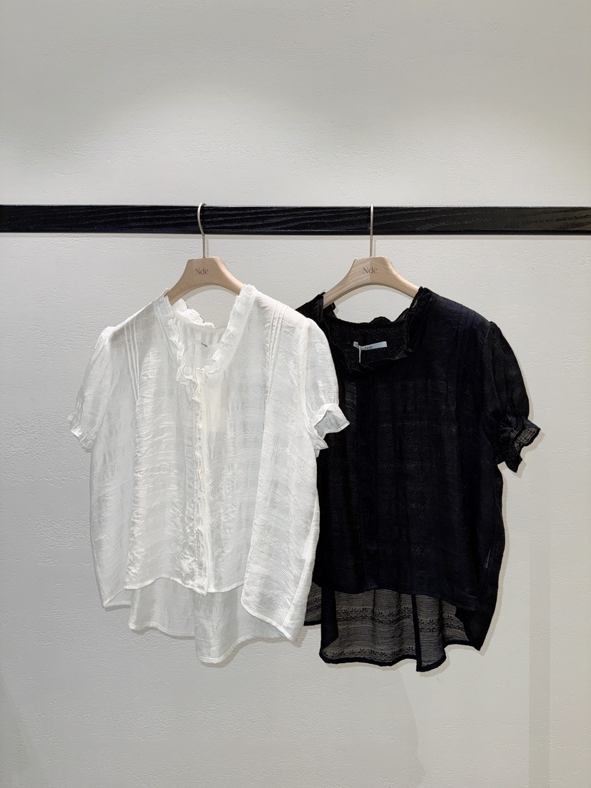 NDE韓國東大門代購女裝新品時尚休閑熱賣26春夏襯衫蕾絲衫BOHEME_NDE襯衫/蕾絲衫