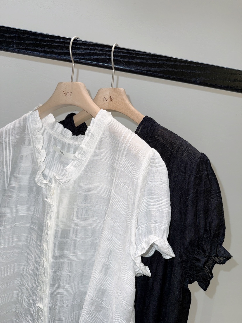 NDE韓國東大門代購女裝新品時尚休閑熱賣26春夏襯衫蕾絲衫BOHEME_NDE襯衫/蕾絲衫