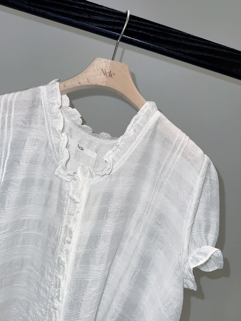 NDE韓國東大門代購女裝新品時尚休閑熱賣26春夏襯衫蕾絲衫BOHEME_NDE襯衫/蕾絲衫